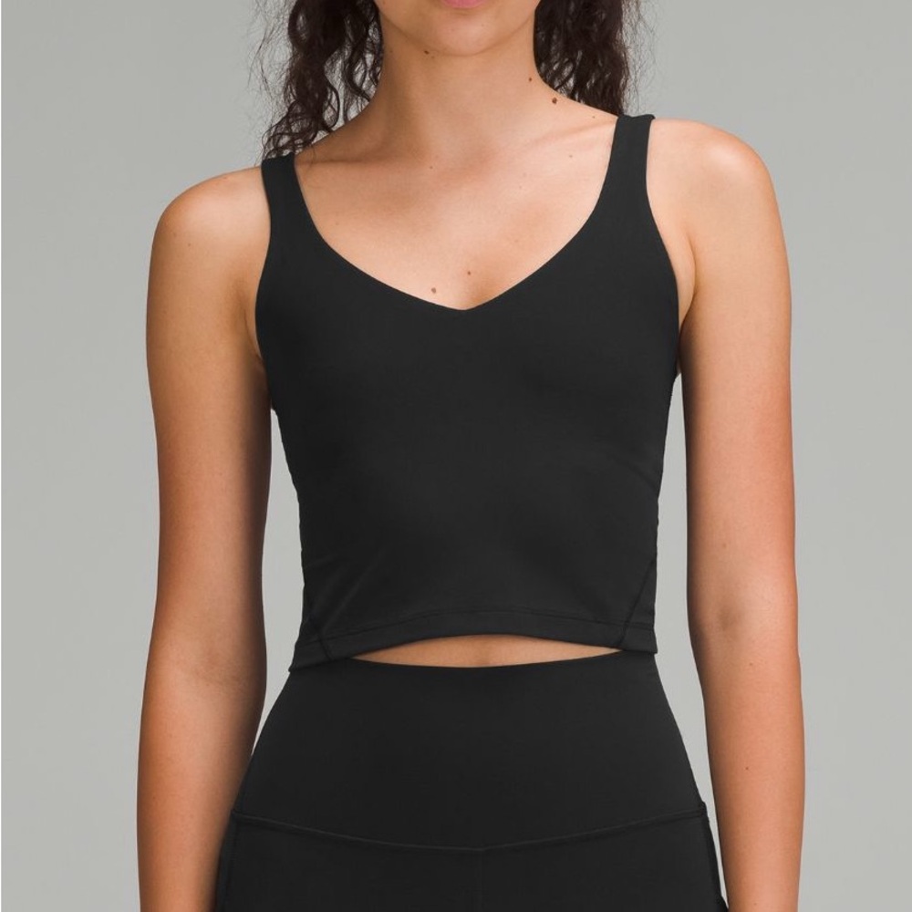 Lululemon Athletica Black Crop Top